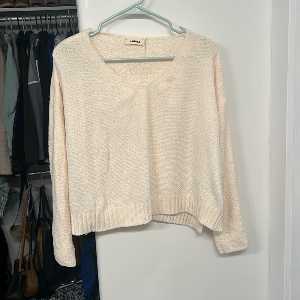 ADORA super soft white sweater
